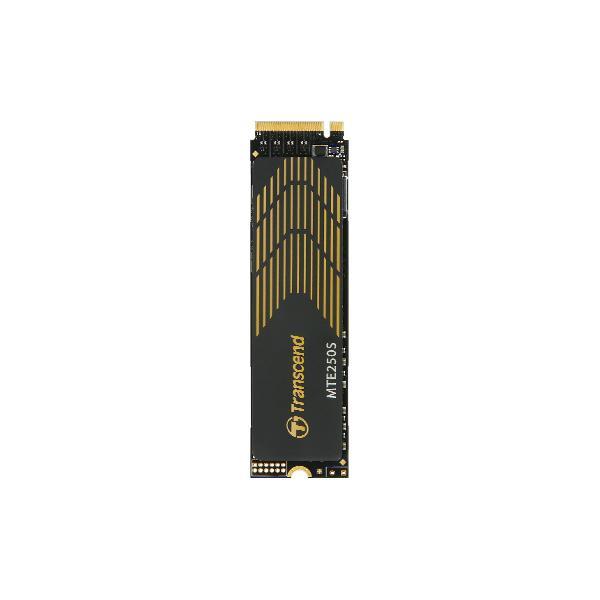 Transcend ts2tmte250s mte 250s, 2 TB, m.2 2280, PCIe Gen4x4, NVME, 3D TLC, W-DRAM, Kühlkörper