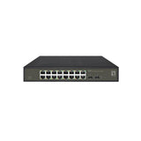 Levelone ges-2118 Hilbert 18-Port Smart Lite Managed L2 Switch, 16x RJ45 Gigabit, 2x SFP, 1000 Mbit/s