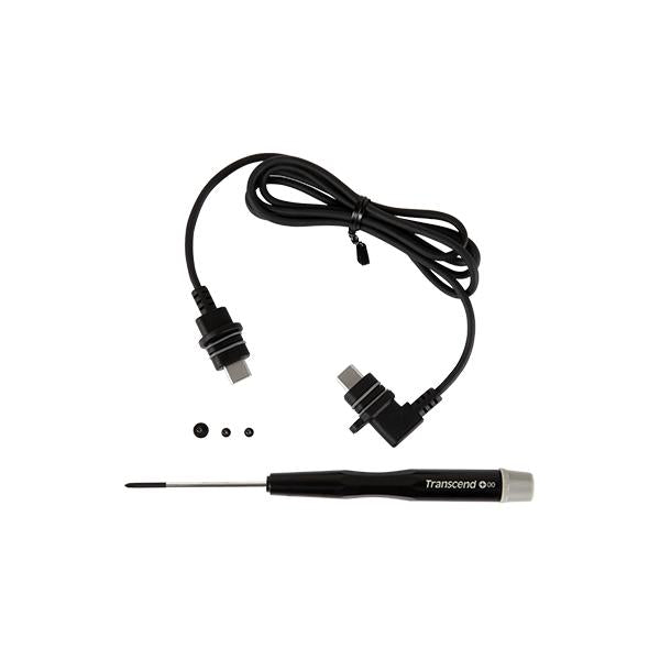 Transcend Transcend TS-DBK3 Körperkamera-Zubehörset, Kabel, 1 m, schwarz