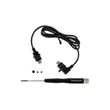 Transcend Transcend TS-DBK3 Körperkamera-Zubehörset, Kabel, 1 m, schwarz
