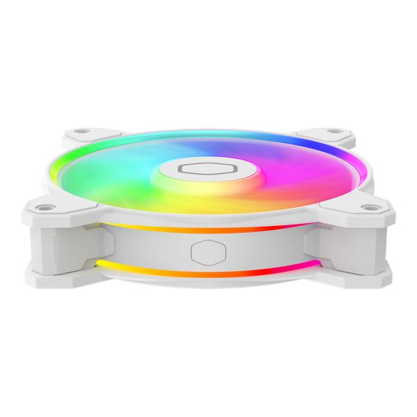 Cooler Master mfl-b2dw-21np2-r2 Masterfan mf120 Halo2 White Edition, 120 mm, 27 dB, 51,88 cfm, weiß