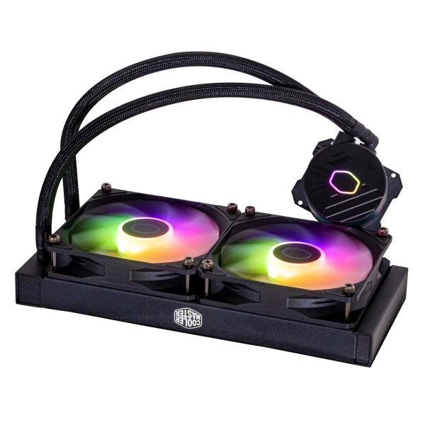 Cooler Master MLW-D24M-A18PZ-R1 Masterliquid 240L Core Argb, 4-pin, 2x 120 mm Argb, 27,2 DBA (Max)