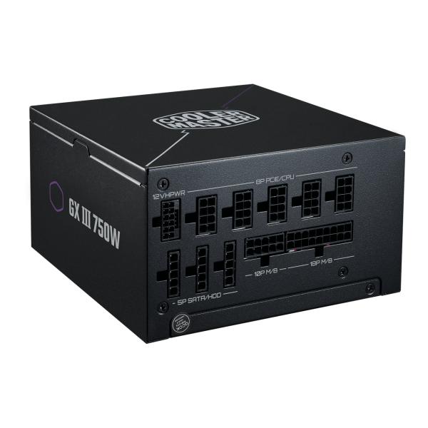 Cooler Master MPX-7503-AFAG-BEU GX3 Gold 750 Modular, ATX, 750 W, = 90 %, 1900 U/min, schwarz