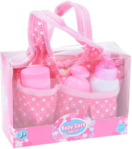 Koopman Babypflege-Spielset, Puppenzubehör, Kunststoff, mehrfarbig.