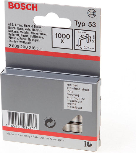 Bosch - nicht mit Feindraht Typ 53 11,4 x 0,74 x 10 mm