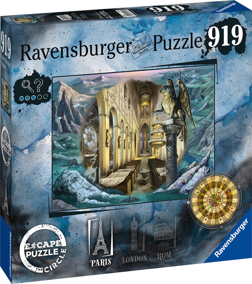 Ravensburger Escape the Circle Puzzle Paris – Puzzle – 920 Teile