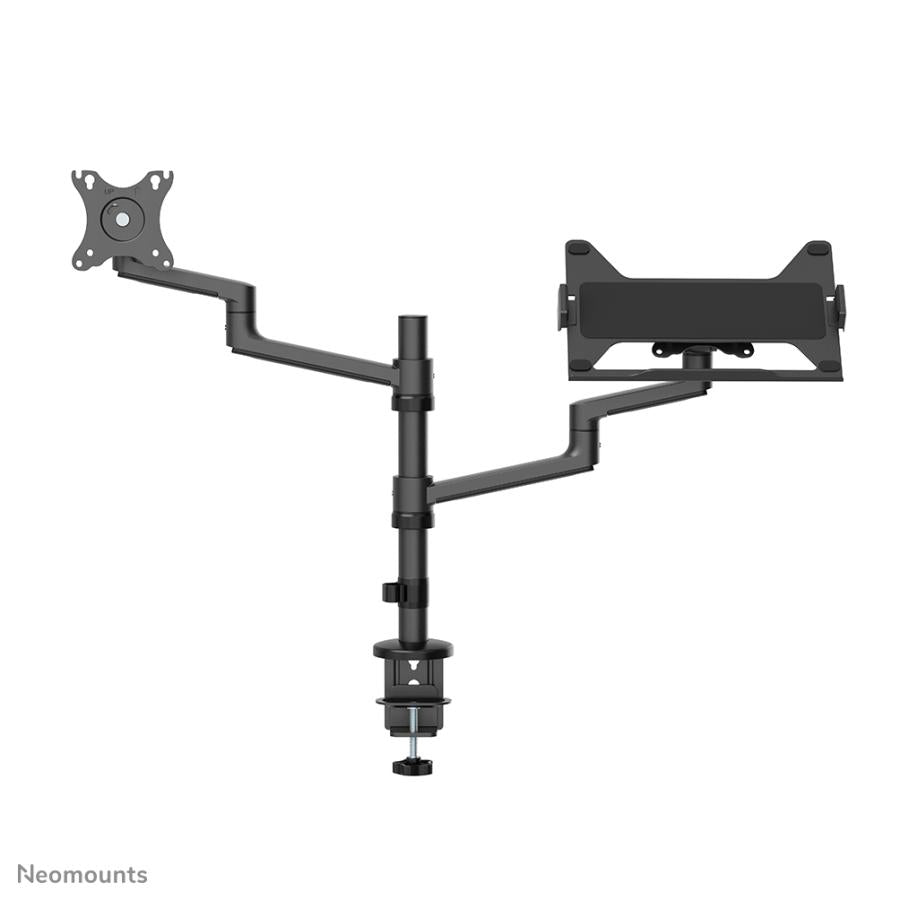 Neomounts DS20-425BL2 Monitor-Tischhalterung, 17–27, 8 kg, 360°, schwarz
