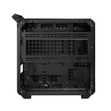 Cooler Master Q500-KGNN-S00 Que 500 Flatpack, ATX, Mittlerer, Glasfenster, USB 3.2 Typ-C, Schwarz