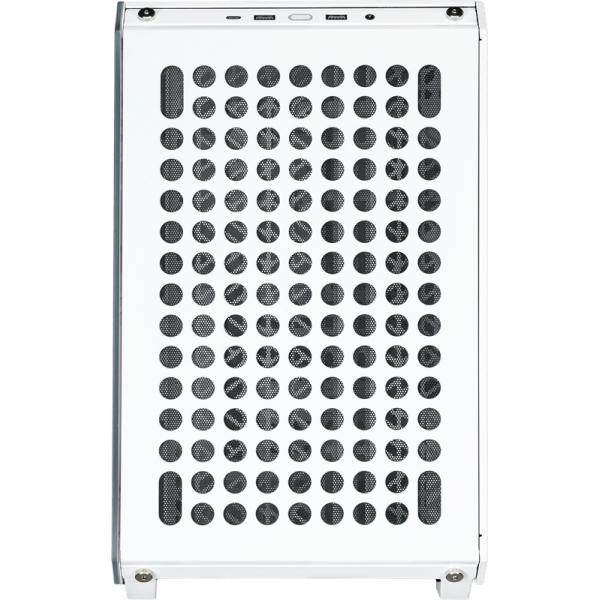 Cooler Master Q500-WGNN-S00 Que 500 Flatpack White, ATX, USB 3,2, 120 140 mm, Wasserkühlungsbereitschaft