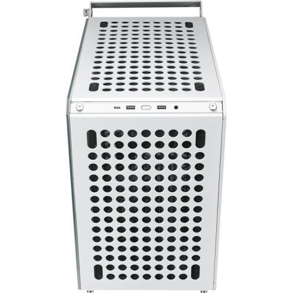 Cooler Master Q500-WGNN-S00 Que 500 Flatpack White, ATX, USB 3,2, 120 140 mm, Wasserkühlungsbereitschaft