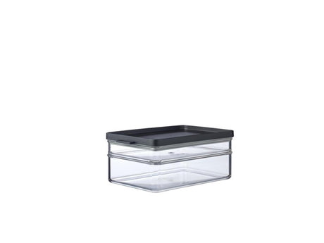 Mepal Kühlschrankbox Omnia Breakfast Duo - Schwarz 21,9x14,9x9,4cm 500 ml + 1200 ml