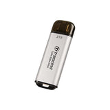 Transcend ts1tesd300s esd300s externe SSD, 1 TB, USB Typ-C, 10 Gbit/s, 1050 950 MB s, Silber