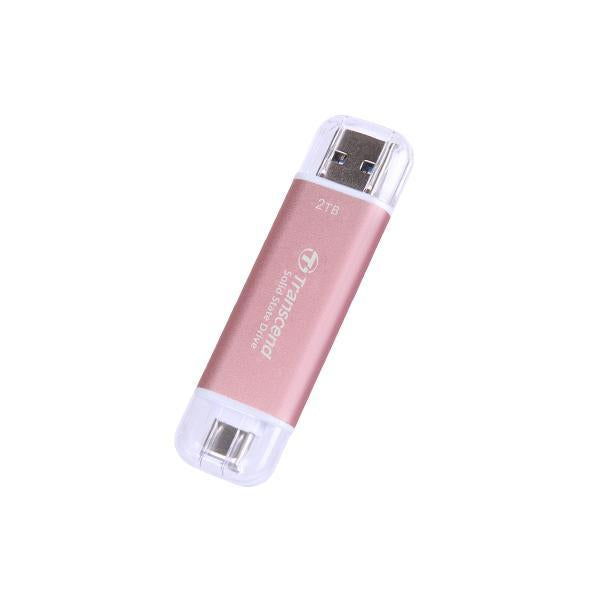 Transcend ts1tesd310p esd310p externe SSD, 1 TB, USB 10 Gbit/s, Typ C A, 1050 950 MB s, Pink