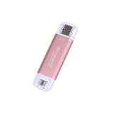 Transcend ts1tesd310p esd310p externe SSD, 1 TB, USB 10 Gbit/s, Typ C A, 1050 950 MB s, Pink