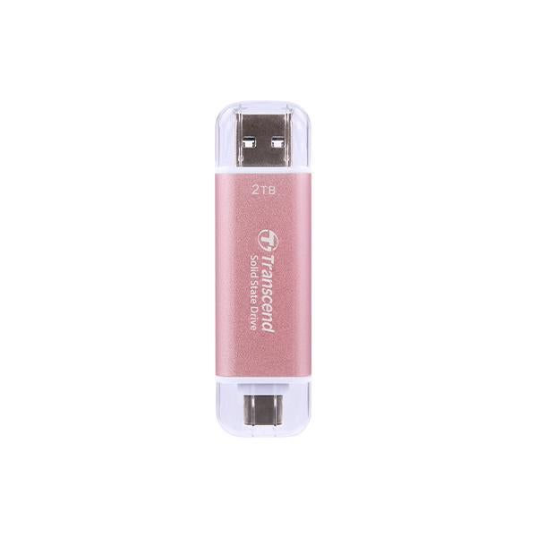 Transcend ts1tesd310p esd310p externe SSD, 1 TB, USB 10 Gbit/s, Typ C A, 1050 950 MB s, Pink