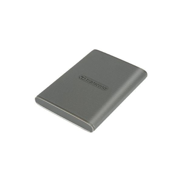 Transcend ts2tesd360c esd360c externe SSD, 2 TB, USB 20 Gbit/s, Typ C, 2000 MB s, 3D NAND, grau