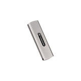 Transcend ts2tesd320a esd320a externe SSD, 2 TB, USB 10 Gbit/s, Typ-A, 1050 950 MB s, Silber