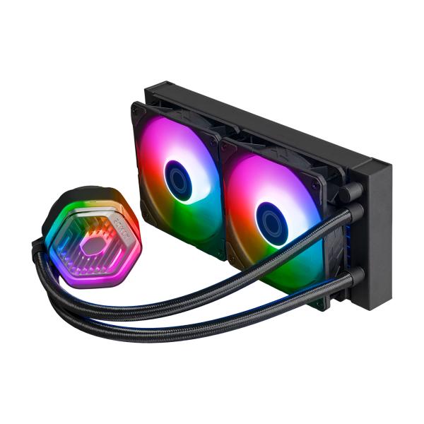 Cooler Master mlx-d24m-a25pz-rw Masterliquid 240 Atmos Argb, 4-polig, 2x 120 mm, 690–2500 U/min