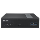 Shuttle DL30N Slim Barebone-PC, 1,35 l, Intel N100 Lüfter, DDR5, 2 x 2,5 GB, HDMI 2.0b, 65 W, 24 7