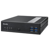 Shuttle DL30N Slim Barebone-PC, 1,35 l, Intel N100 Lüfter, DDR5, 2 x 2,5 GB, HDMI 2.0b, 65 W, 24 7