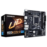 Gigabyte H610M S2H V2 H610M S2H V2, Intel, LGA1700, DDR5 (5600 MHz), GBE LAN, M.2, USB 3.2 Gen 1