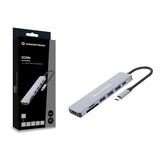 Conceptronic donn19g 7-in-1 USB 3.2 Gen 1 Dockingstation, HDMI, USB-A 3.0 x 3, SD, TF microSD, 100 W