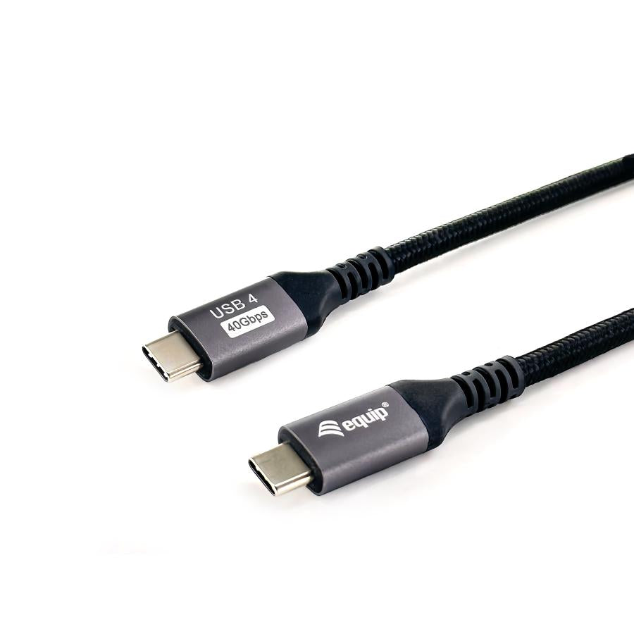 Equip 128383 USB 4 Gen 3 C-auf-C-Kabel, m m, PD3.1 240 W, 8K 60 Hz, 40 Gbit/s, USB C, USB4 Gen 3x2, 2 m