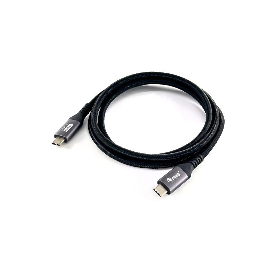 Equip 128383 USB 4 Gen 3 C-auf-C-Kabel, m m, PD3.1 240 W, 8K 60 Hz, 40 Gbit/s, USB C, USB4 Gen 3x2, 2 m