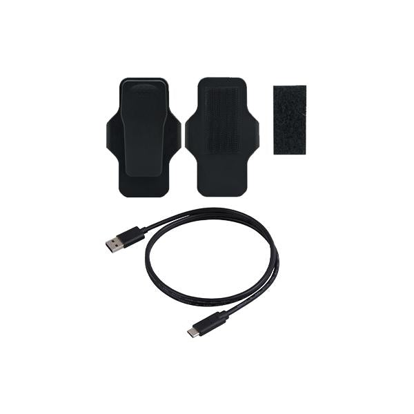 Transcend TS-DBK6 Körperkamera-Zubehörset für DPB10C, USB Typ C, 1 m, 360° drehbar