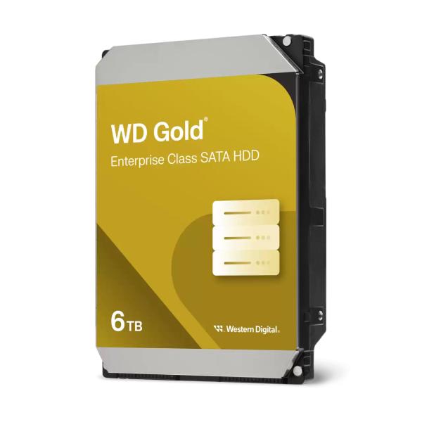 Western Digital wd6004fryz Gold, 6 TB, 3,5 SATA3, 256 MB, 7200 U/min, 255 MB s
