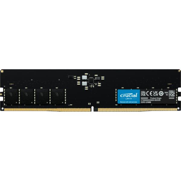 Crucial ct16g56c46u5 U-Dimm, 16 GB, DDR5, 5600 MHz, CL46, Schwarz