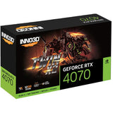 Inno3d inno3d n40702-12d6-179063n Geforce RTX 4070 GDDR6 Twin x2, 12 GB, GDDR6, 192 Bit, 2475 SP, 20 Gbit/s,