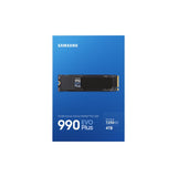 Samsung mz-v9s4t0bw mz-v9s4t0 evo 990 plus SSD, 4 TB, m.2, PCIe 4.0, 7150 MB s, 1350000 IOPS, schwarz