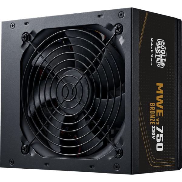 Cooler Master Cooler MPE-7501-ACABW-3BEU MWE Bronze V3, ATX 3.1, 750 W, 120 mm, leiser HDB-Lüfter