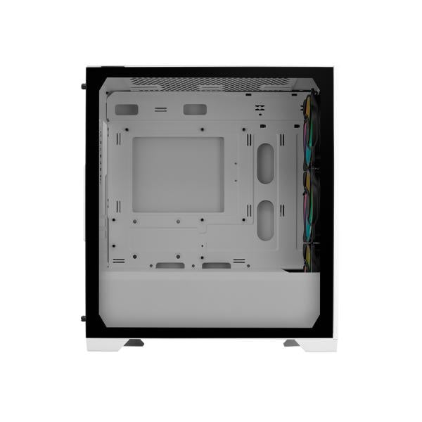 Cooler Master E301-WGNN-S00 Elite 301 White Argb, ATX, Fenster, USB 3.2 Gen 1 Typ C, 3 x 120 mm Argb