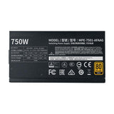 Cooler Master mpe-7501-afaag-3eeu mwe gold 750 v2 atx3.1, 750 W, 90 % @typisch, vollständig modular, 120 mm