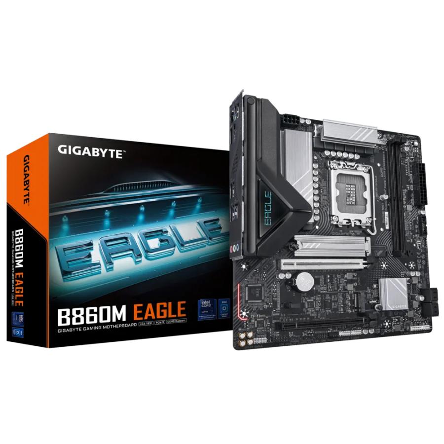 Gigabyte B860M Eagle, Matx, Intel LGA1851, B860, 2x DDR5, 2,5 GBE, USB Typ C, PCIe 5.0