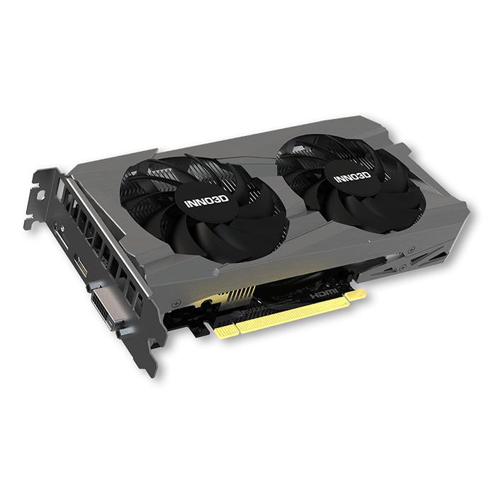 Inno3d n30502-06d6-1880va60 Geforce RTX 3050, ATX, 6 GB, GDDR6, 96-Bit, 168 GB s, Dual-Lüfter
