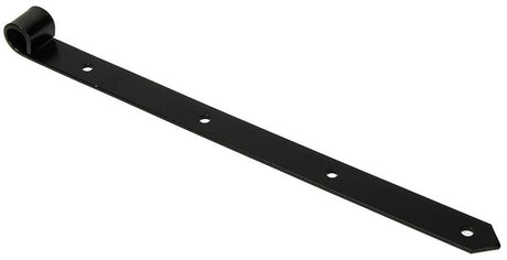 1013640 - enkel luikscharnier zwart 40 cm dia 18 mm | 6 stuks
