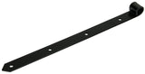 1013640 - enkel luikscharnier zwart 40 cm dia 18 mm | 6 stuks