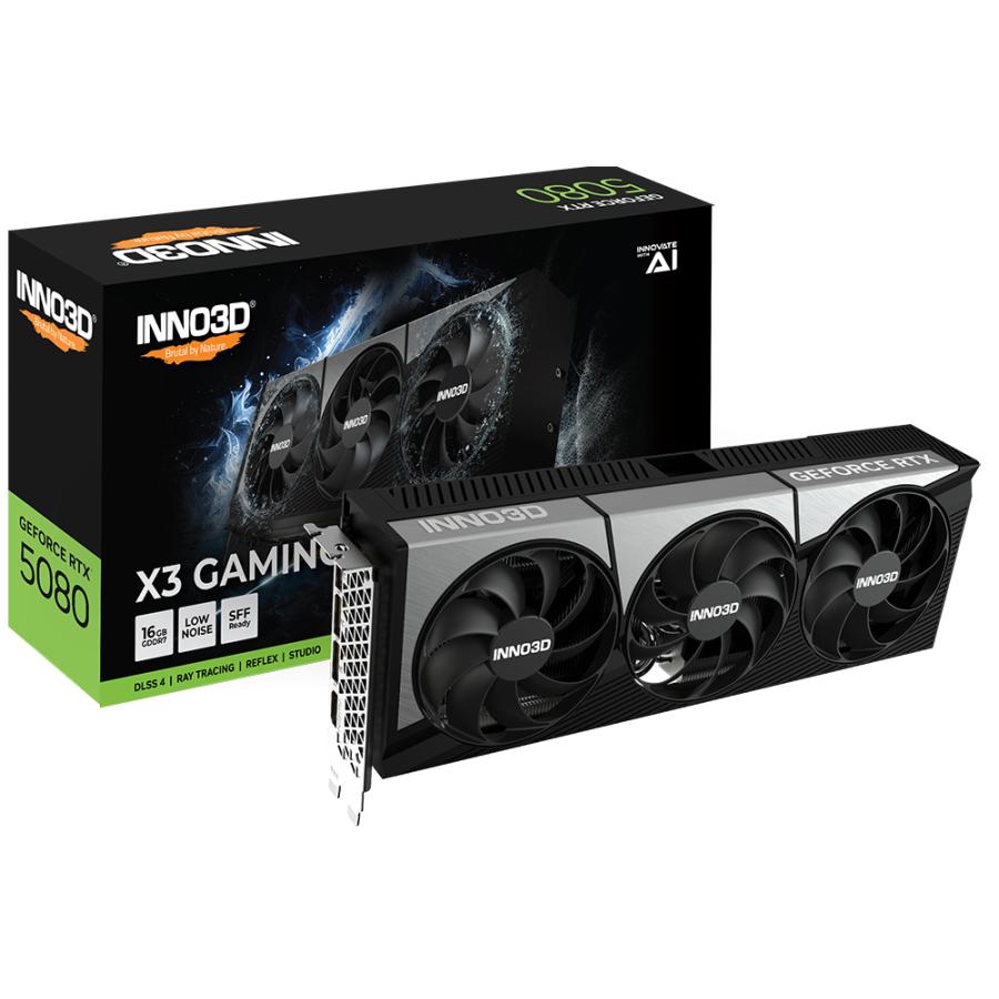 Inno3d g50803-16d7x-17603930 RTX 5080 x3 Gaming OC, 16 GB, GDDR7