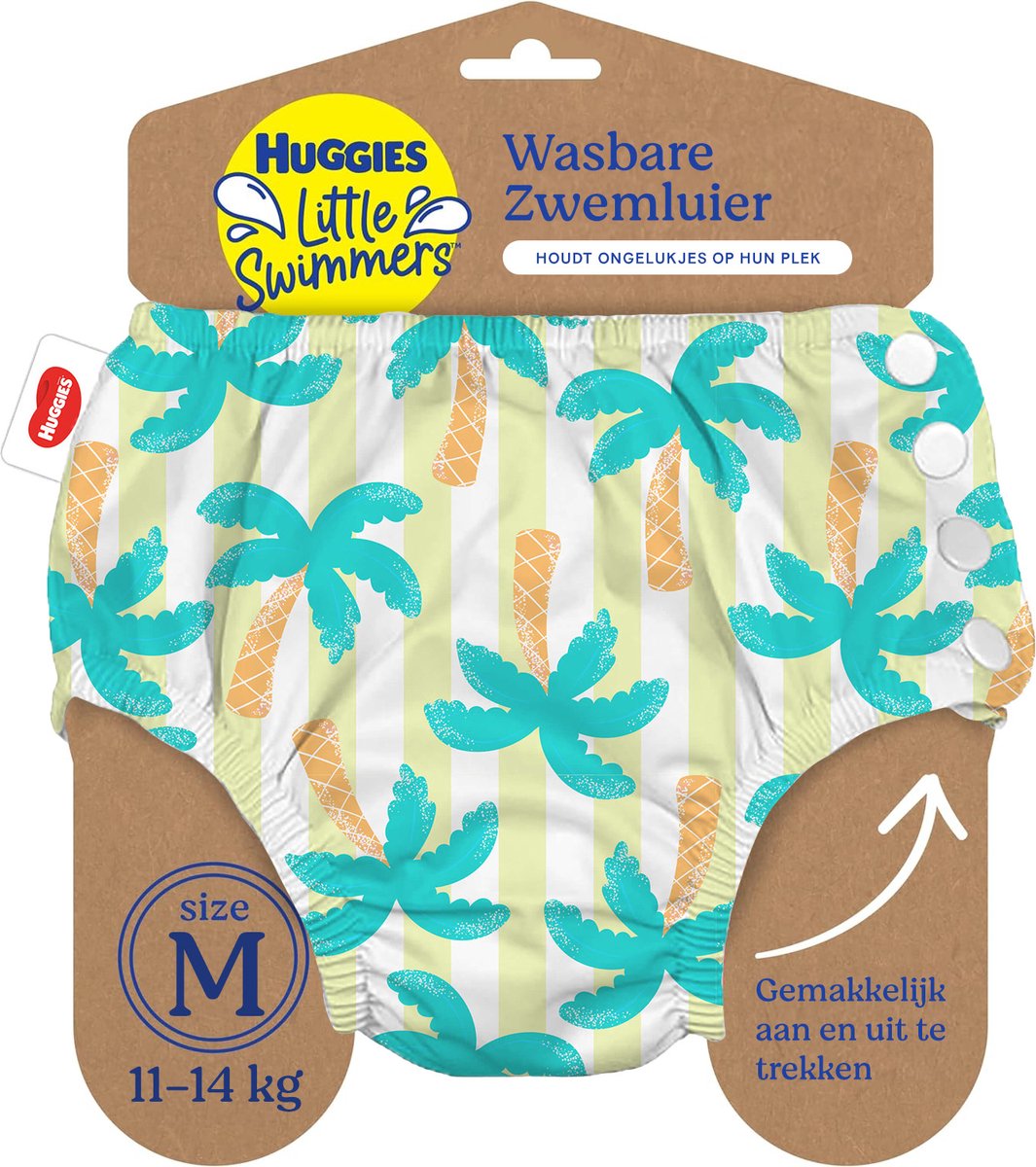 Huggies kleine Schwimmer – waschbare Schwimmwindel – Größe 3 4 – 11 bis 14 kg – wiederverwendbare Badehose – 1 Stück