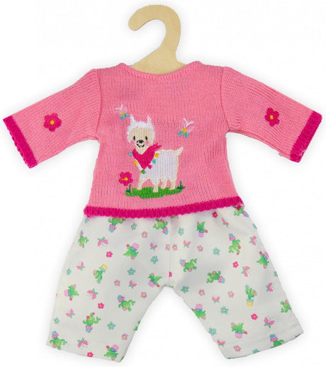 Puppenpullover mit Hosen Alpaka, 35-45 cm