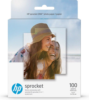 Hp - zink - 100-pack sprocket 2x3