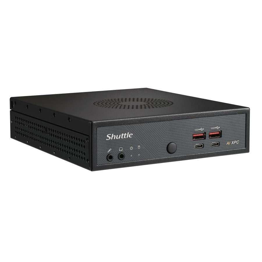 Shuttle dn11h9 Slim AI PC, Intel Core Ultra 9 185h, Arc-Grafik, DDR5, 2,5 GB LAN, HDMI, DP,
