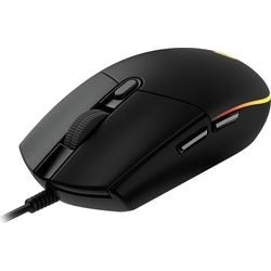 Gaming-Maus Logitech schwarz G102 verkabelt