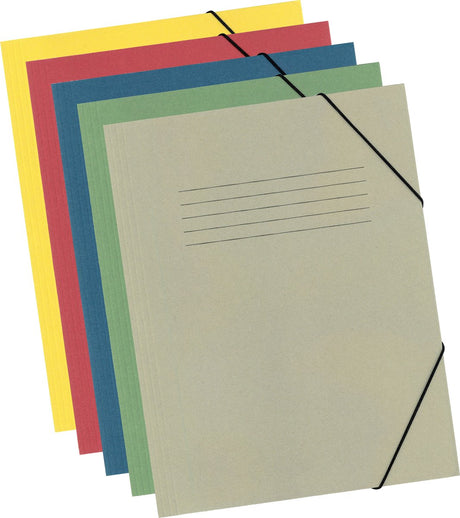 Kangaro Elasto-Ordner – A4 – 300 Gramm – 5 Stück – sortiert