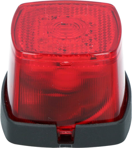 Carpoint led markeringslamp rood - 12-24v - e-keur - eenvoudig te monteren - inclusief bevestigingsmateriaal aansluitkabels - 50x50x45mm (lxbxh)