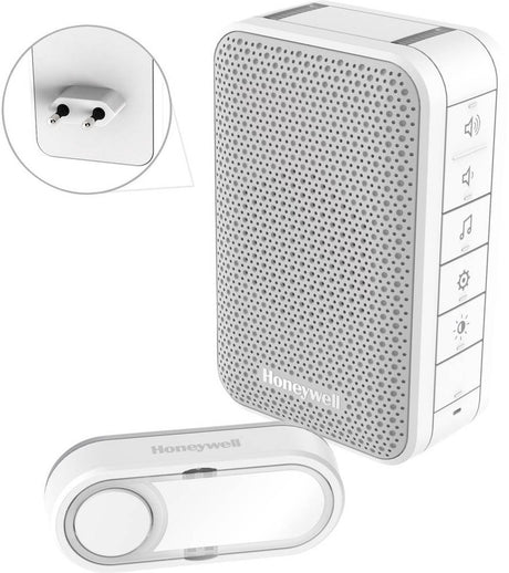 Honeywell DC313SP2 Wireless Plug-in-Türklingel mit Volumenregel