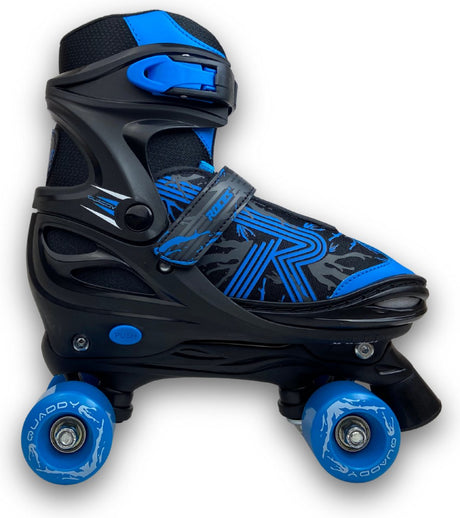 Rollschuhe Quaddy 3.0 Jungen schwarz blau Größe 34-37